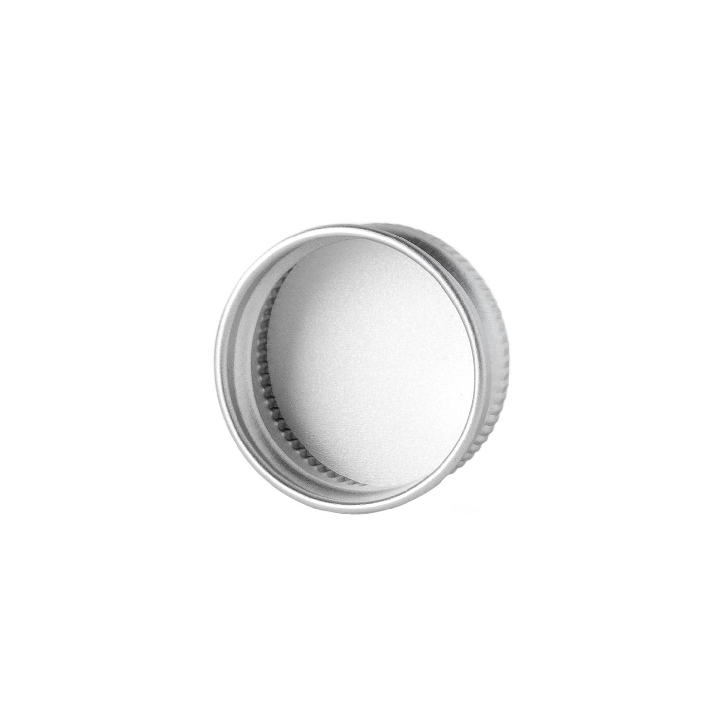 28/400 Silver Aluminum Cap (30 Pieces)