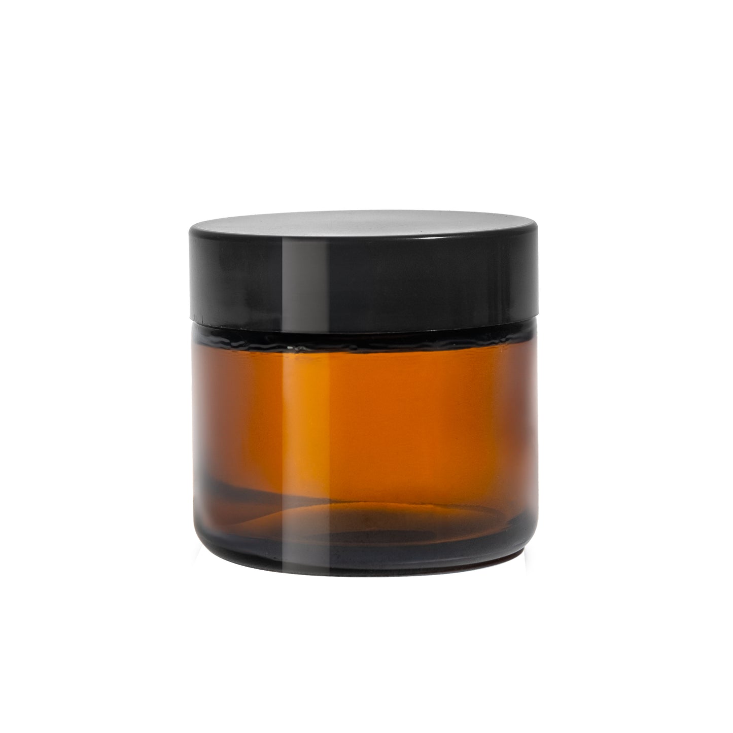 2oz Amber Cream Jar with Lid and Liner (120 Sets per Case)