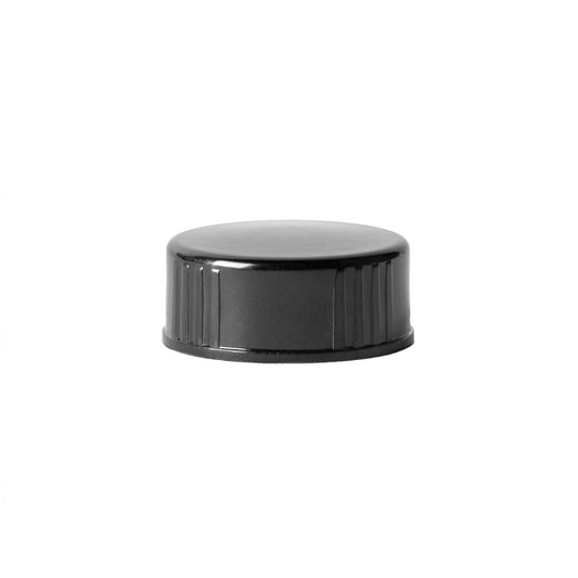 28/400 Black Phenolic Cap (48 Pieces) - Cosmetic Pack