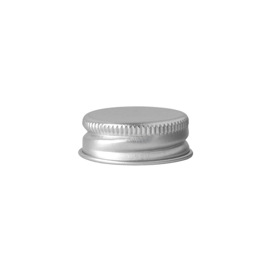 28/400 Silver Aluminum Cap (48 Pieces) - Cosmetic Pack