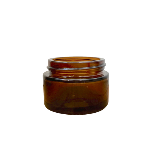 1oz 48-400 Straight-Sided Amber Cream Jar (288 Jars per Case)